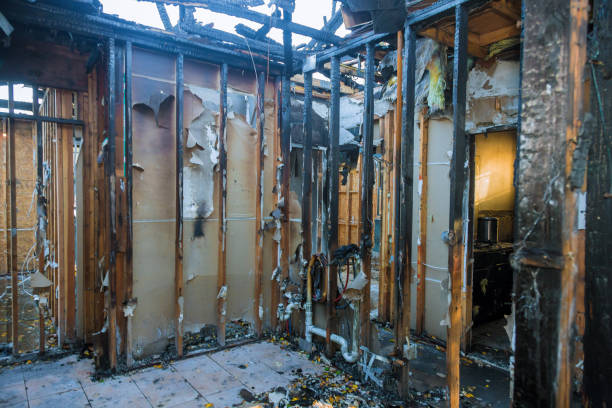 Professional Emergency Fire Cleanup technician working in Le Sueur, MN